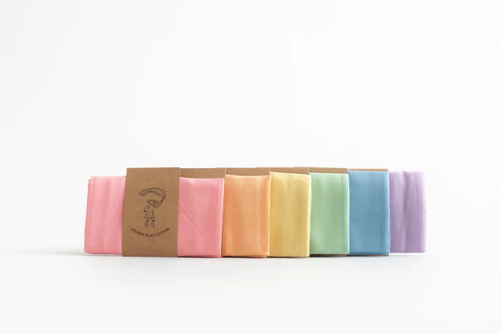 Laura’s Play Cotton - Set of 6 Pastel 50cm x 50cm