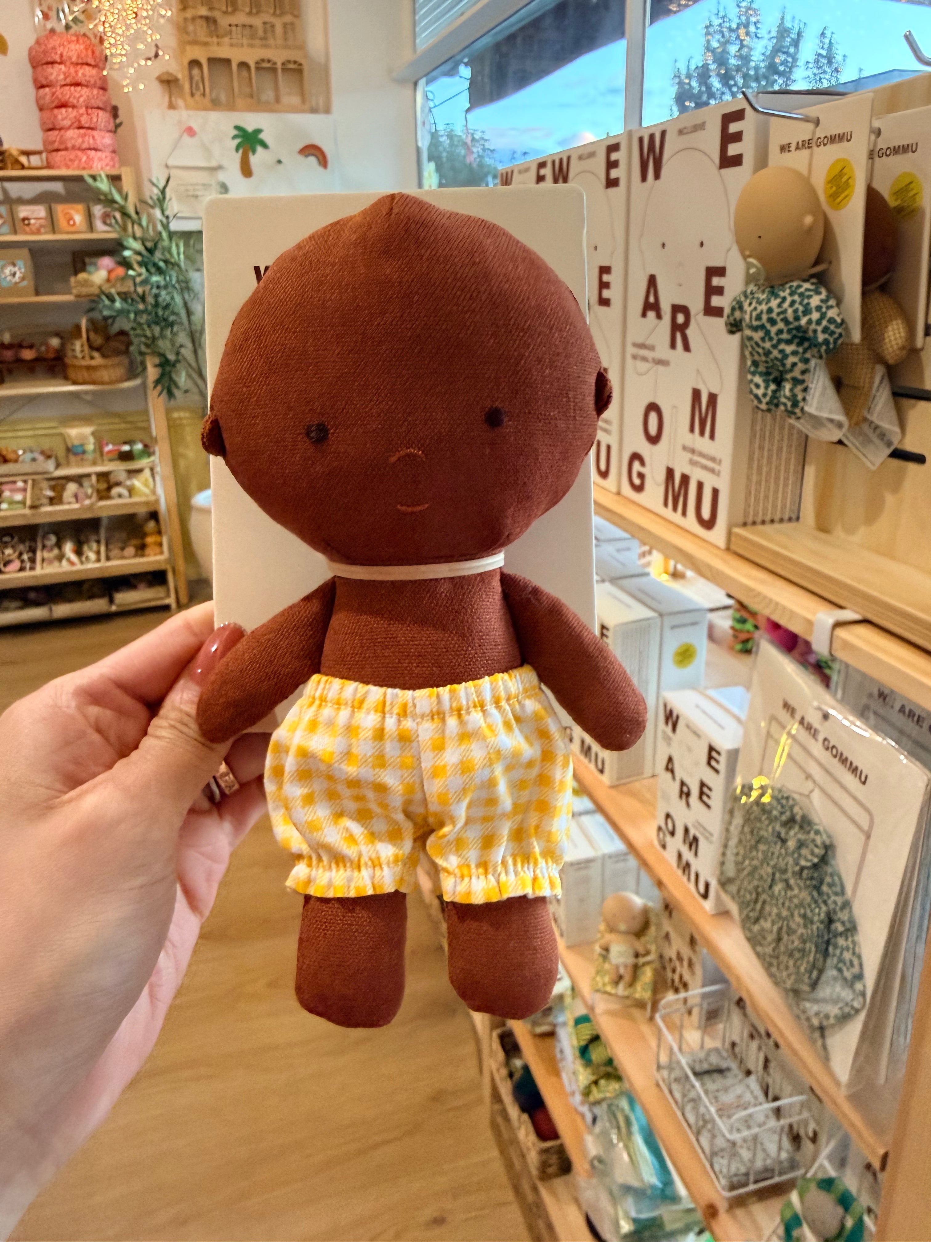 We Are Gommu - Linen Gommu Mini Baby Almond