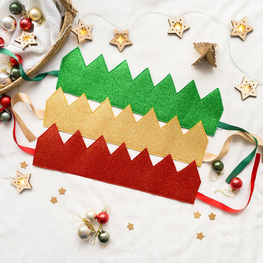 Fields of Whimsy Christmas 2023 Crown (Red, Green and Gold)