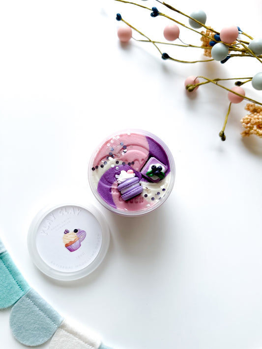 Play Clay - Sweet Treats Berry Swirl Surprise Purple and Pink 130g