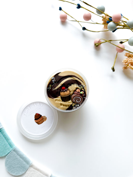 Play Clay - Sweet Treats Chocolate Caramel Whirl Cream and Chocolate 130g