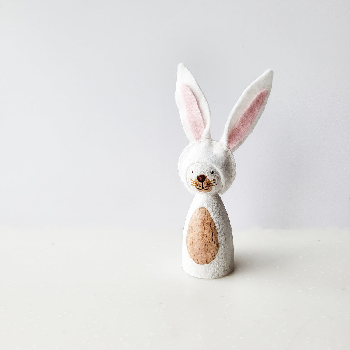 Atale - Rabbit Wooden Peg Doll