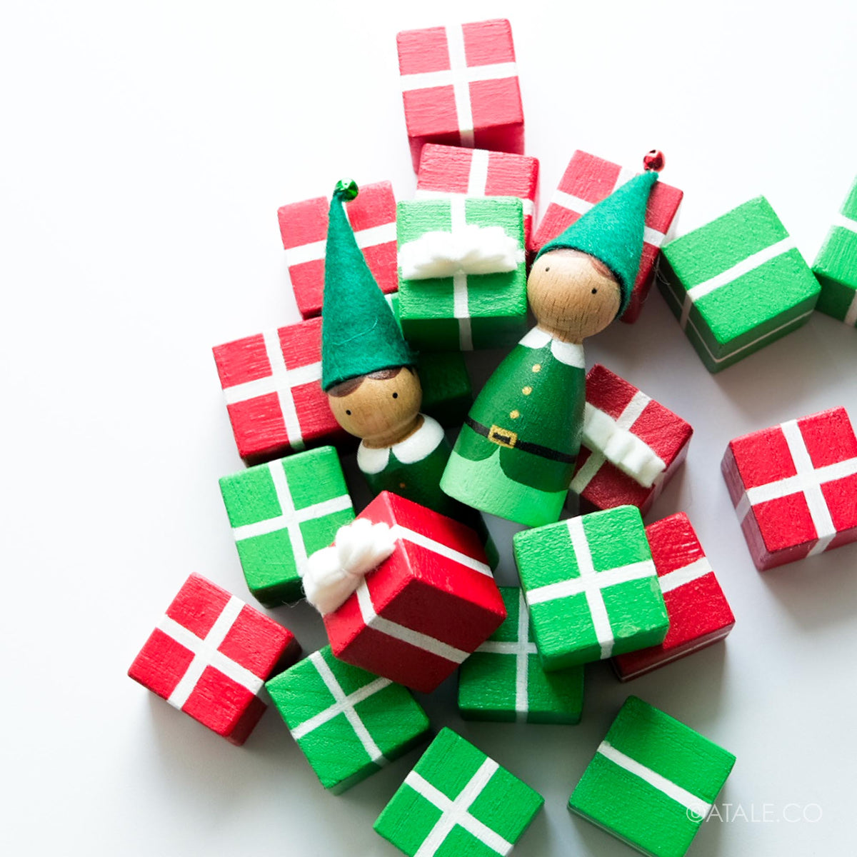 Atale - Elves Wooden Peg Dolls