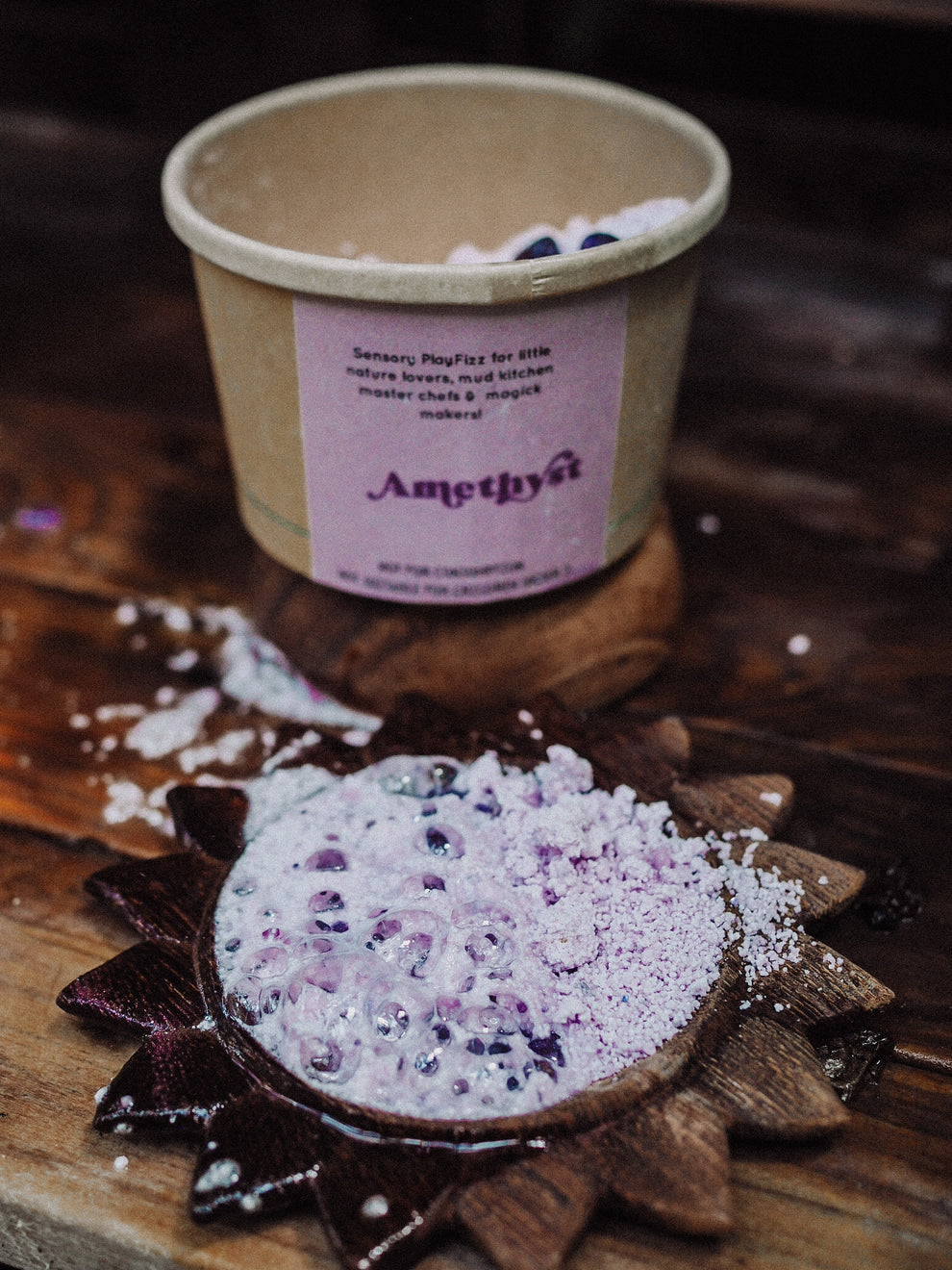 Wild Mountain Child - Amethyst Play Fizz Crumble