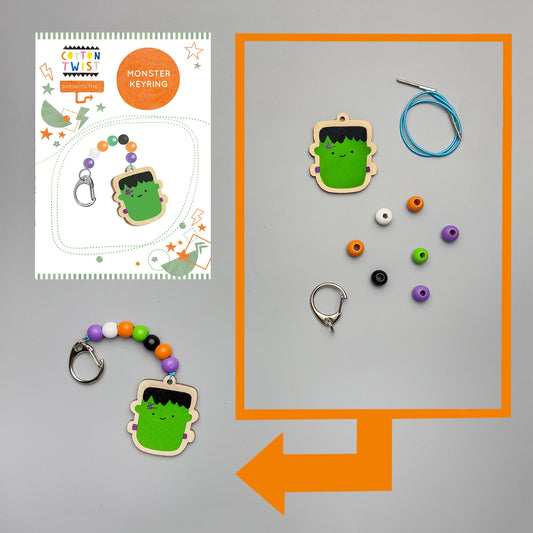 Cotton Twist - Make Your Own Monster Keyring