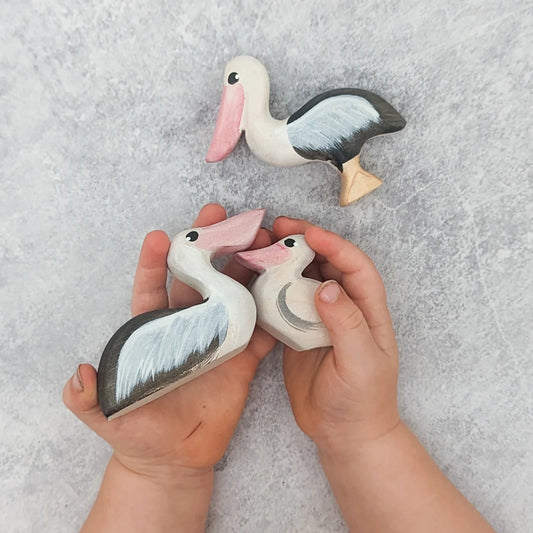 Nom Handcrafted Pelican Chick - Cheeky Junior