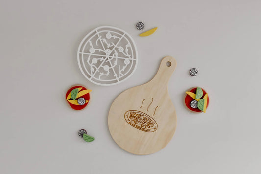 Beadie Bug Play Wooden Pizza Paddle
