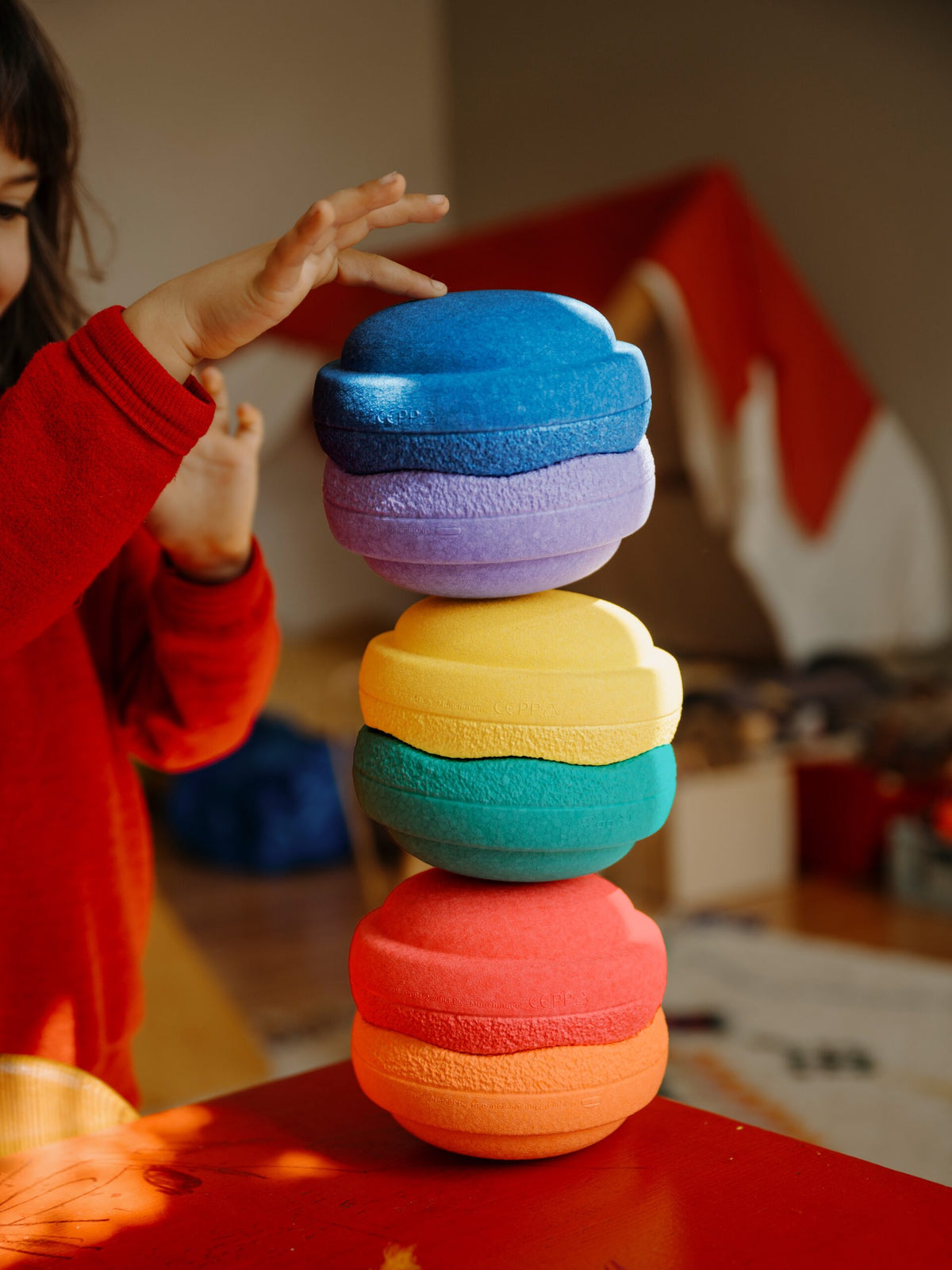 Stapelstein - Mini Rainbow Set of 6