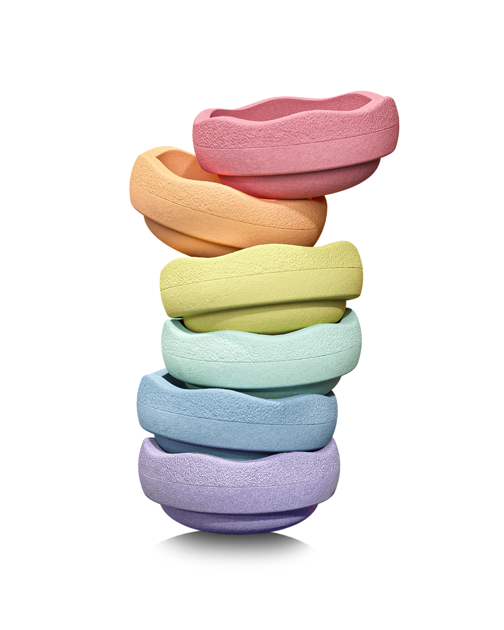 Stapelstein - Mini Rainbow Pastel Set of 6