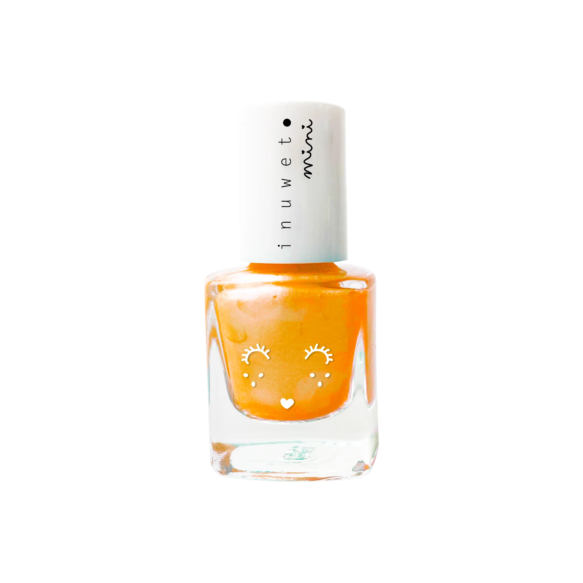 Inuwet Water Based Nail Polish Neon Orange