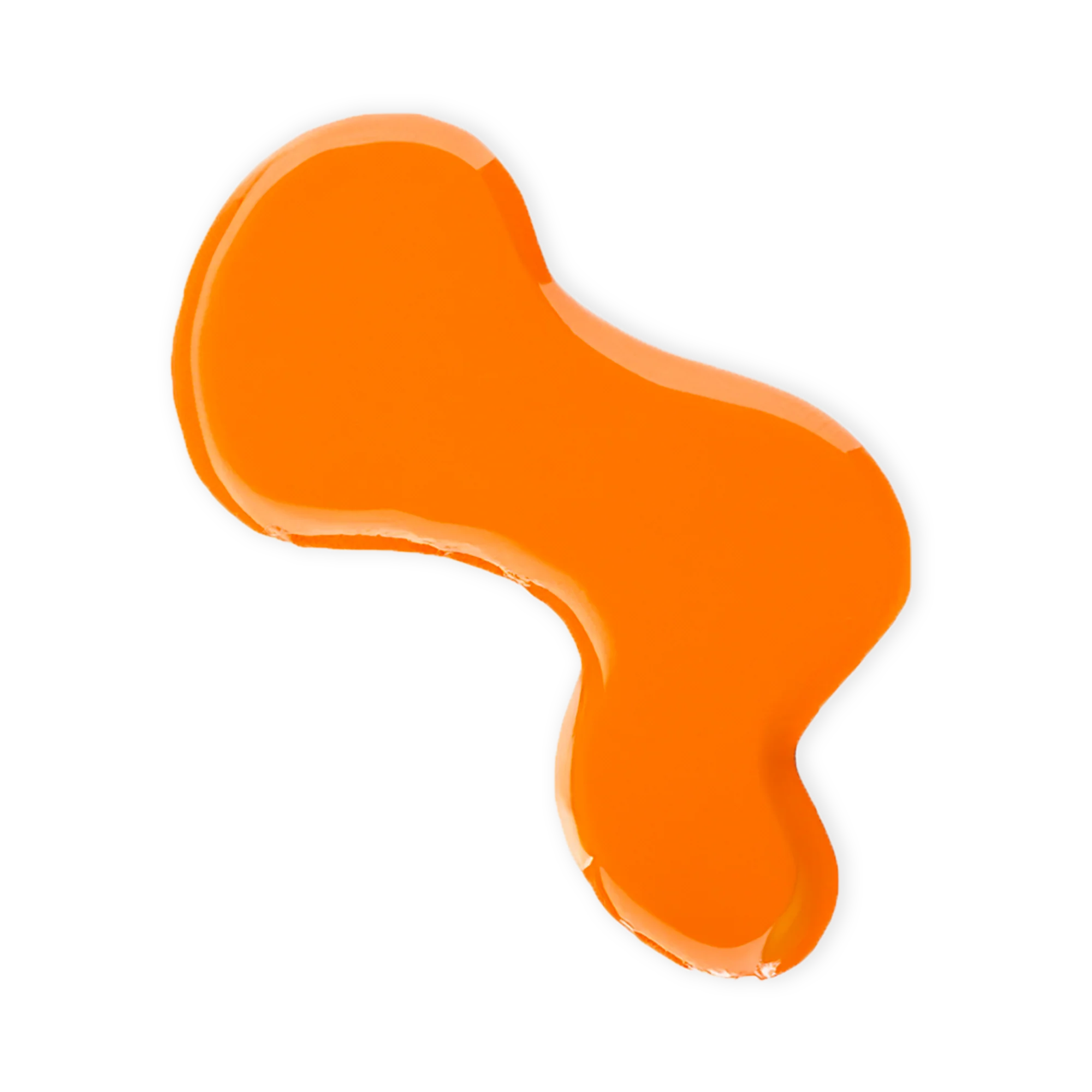 Inuwet Water Based Nail Polish Neon Orange