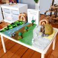 Load image into Gallery viewer, Tara Treasures Bear Hunt Play Mat Playscape
