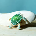 Load image into Gallery viewer, Bumbu Toys Turtle (Green and Brown)
