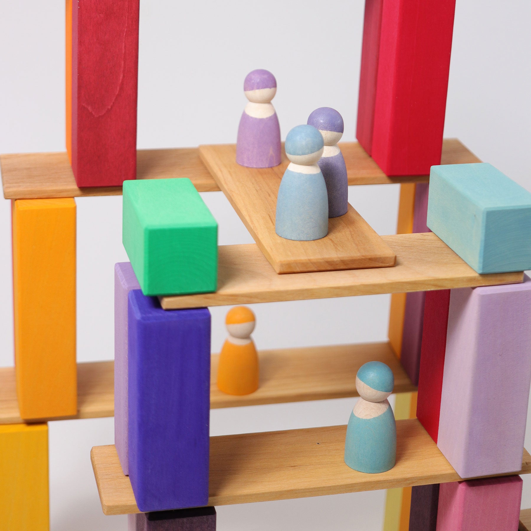 Grimm's Building Boards (Rainbow, Pastel and Natural) - Cheeky Junior