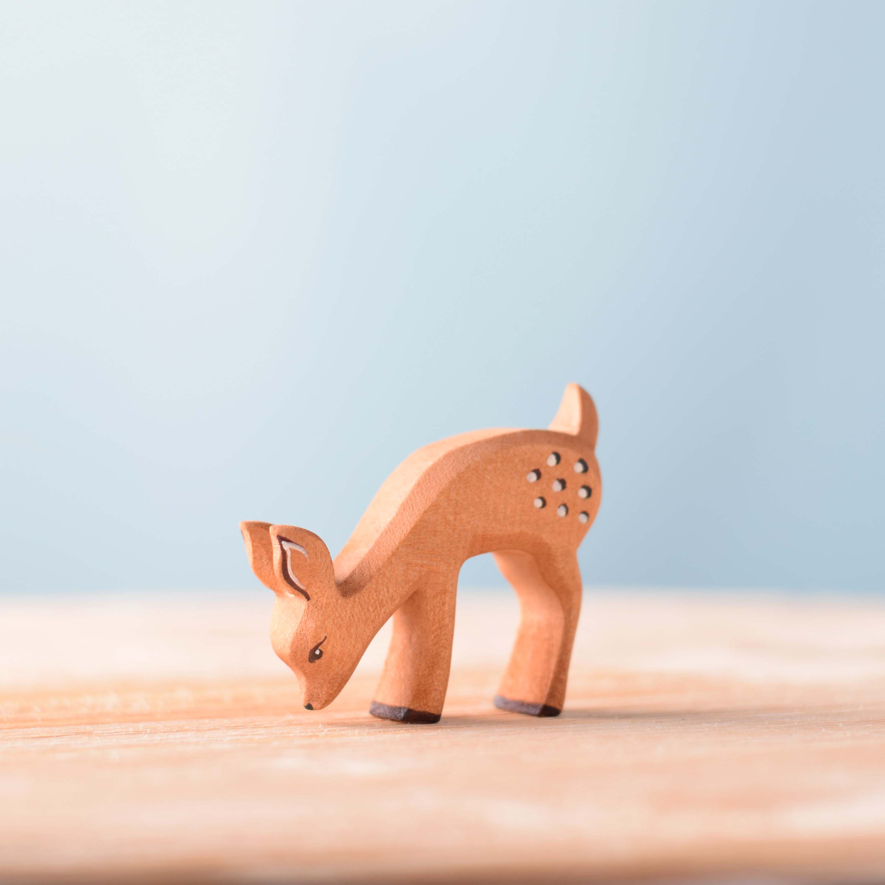 Bumbu Toys Brown Fawn Deer (Standing, Eating and Resting) - Cheeky Junior