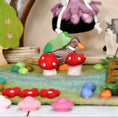 Load image into Gallery viewer, Tara Treasures Fairy River and Bridge Play Mat Playscape
