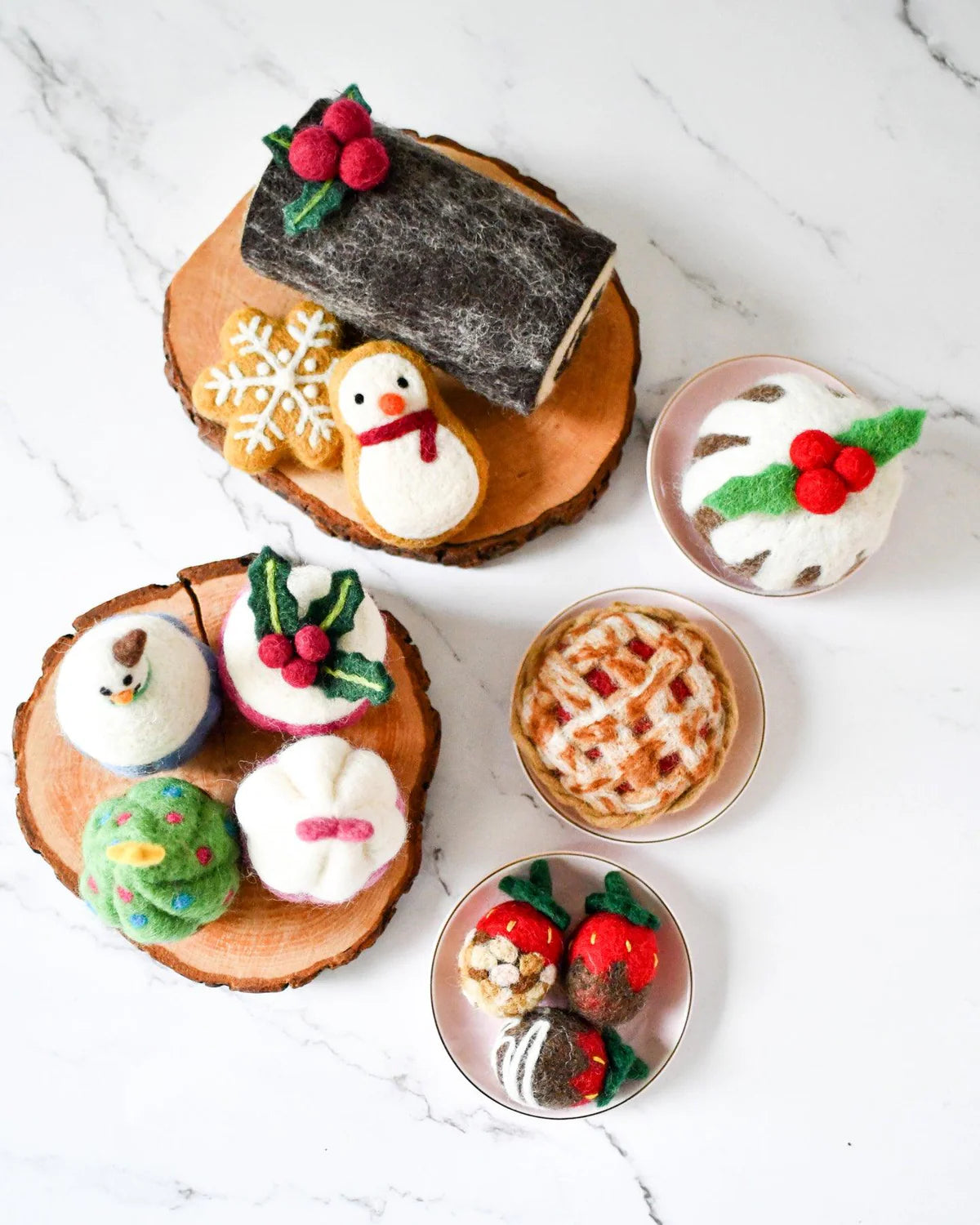 Tara Treasures - Felt Snowman Cookie