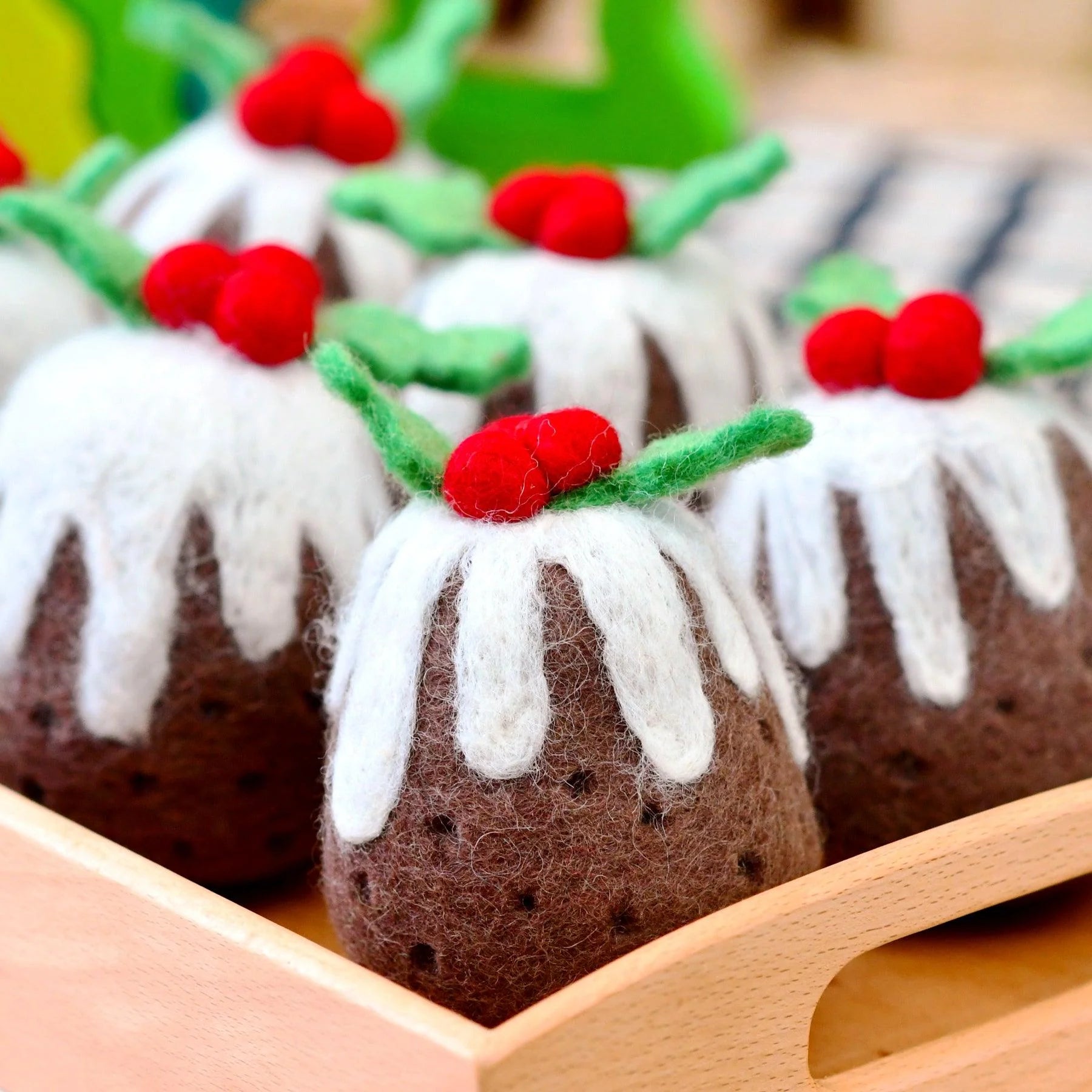 Tara Treasures - Felt Christmas Pudding (Tall)