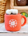Load image into Gallery viewer, Tara Treasures - Felt Hot Chocolate Cacao with Marshmallows (Red Cup)
