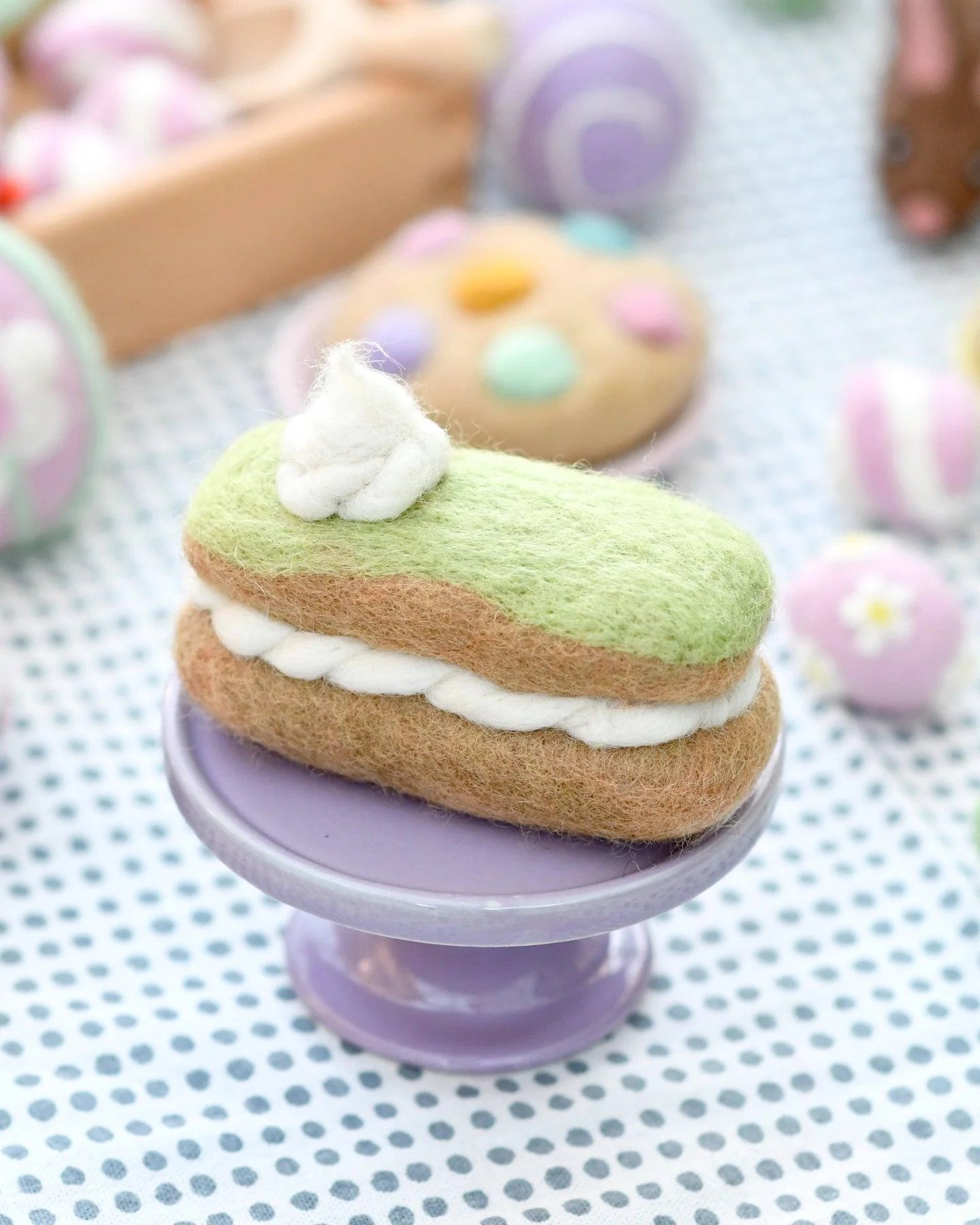 Tara Treasures Felt Matcha Eclair - Cheeky Junior