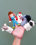 Load image into Gallery viewer, Tara Treasures Old MacDonald Farm Animals Finger Puppet Set B
