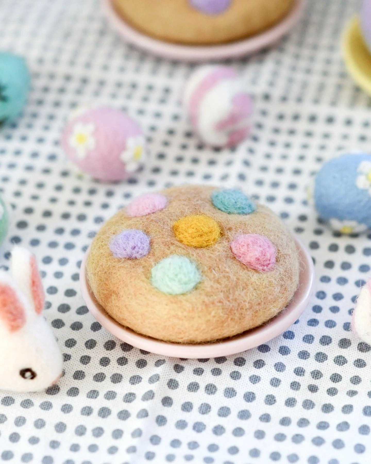 Tara Treasures Felt Soft M&M Pastel Cookie - Cheeky Junior