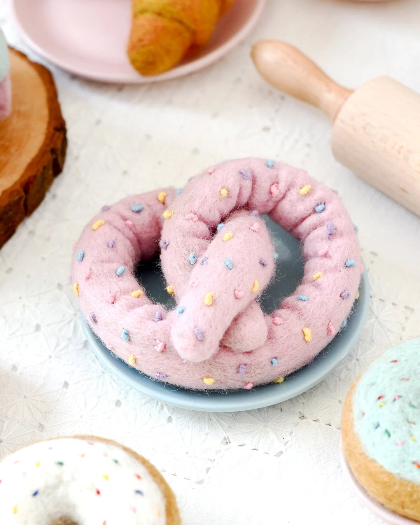 Tara Treasures Felt Soft Pastel Pretzel - Cheeky Junior