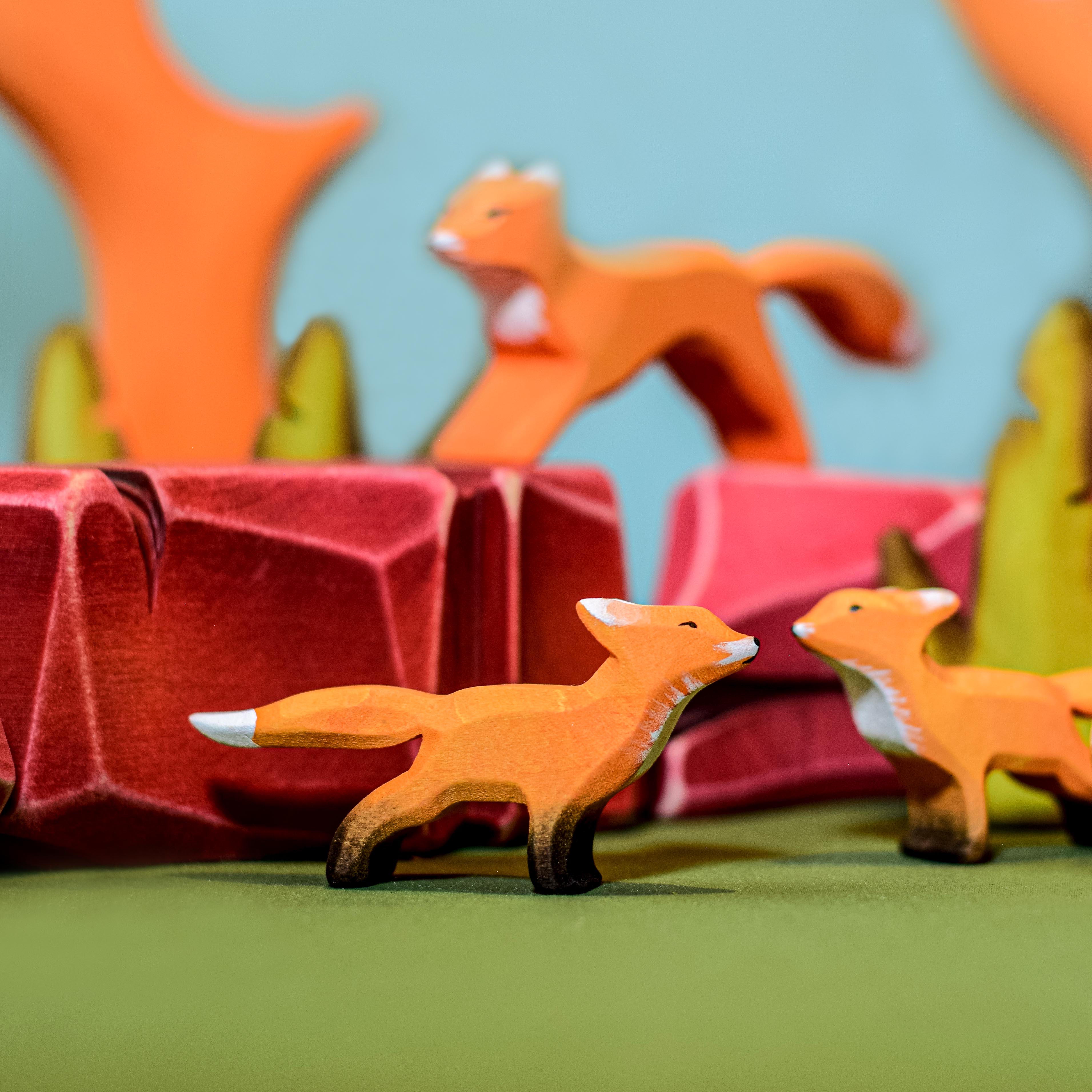 Bumbu Toys Fox Cub (Sitting and Curious) - Cheeky Junior