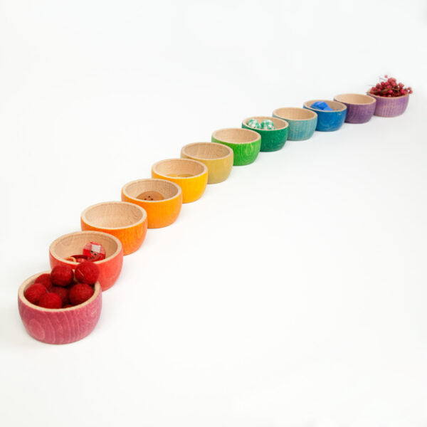 Grapat Bowls Coloured 12 pieces - Cheeky Junior