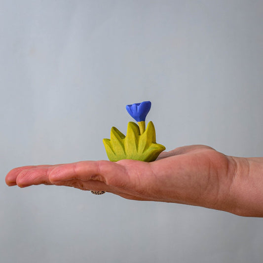 Bumbu Toys - Grass with Blue Flower Small