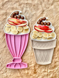 Load image into Gallery viewer, Beadie Bug Play Large Sundae Cup Trinket Tray (2 pieces)
