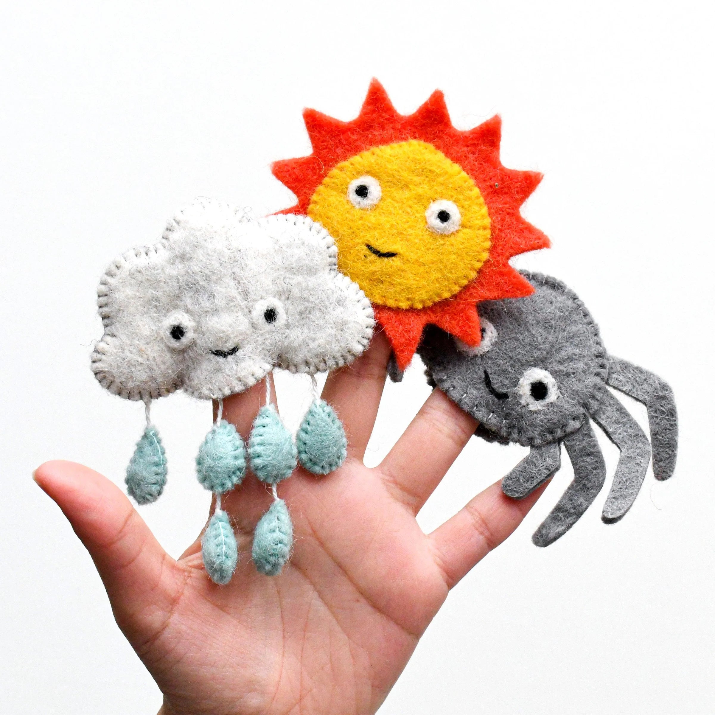 Tara Treasures Itsy Bitsy Spider Finger Puppet Set - Cheeky Junior