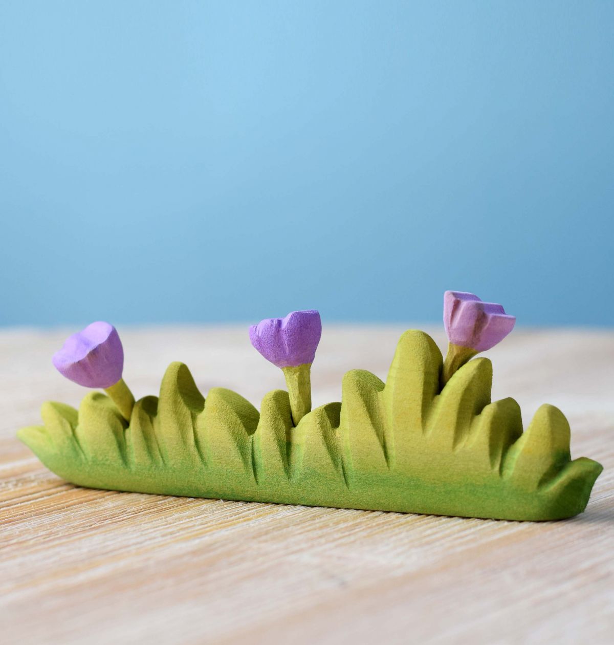 Bumbu Toys Grass with Lilac Flower (Small and Large) - Cheeky Junior