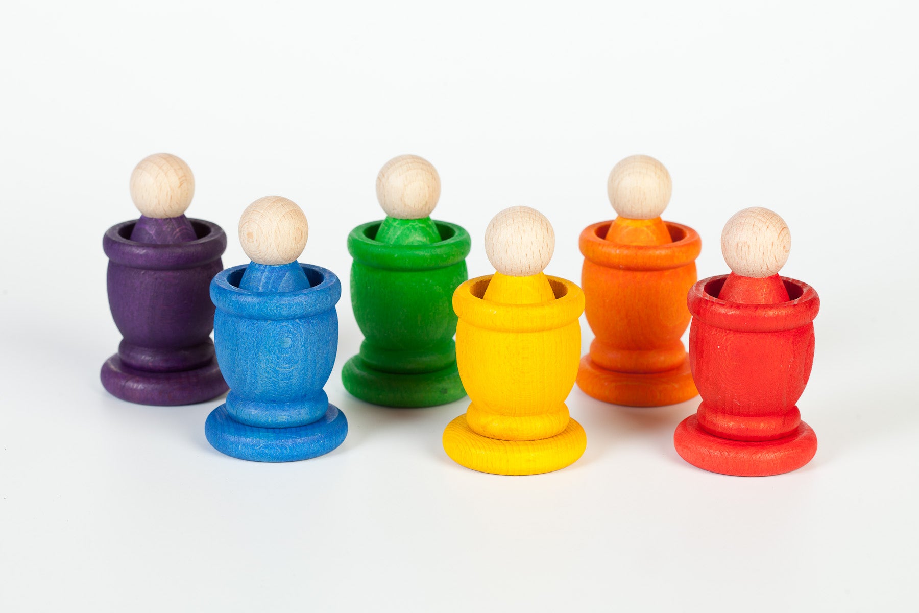 Grapat Nins, Mates & Coins (18 wooden pieces) - Cheeky Junior
