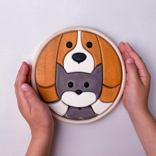 Bumbu Toys - Cat and Dog Puzzle