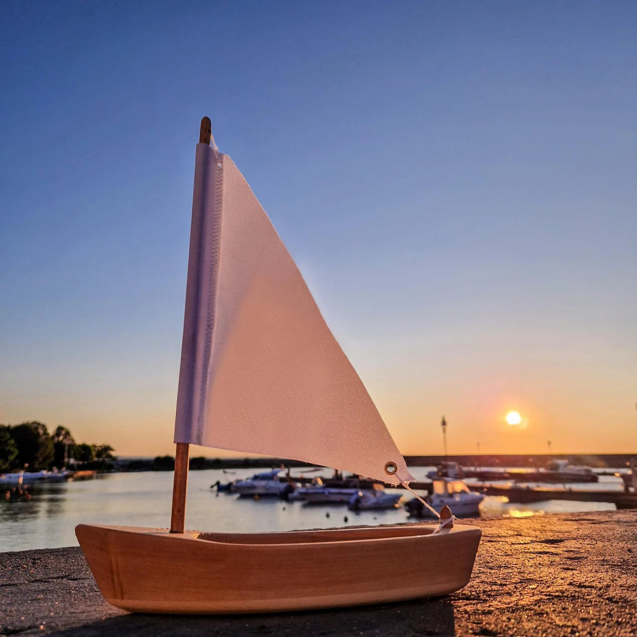 Bumbu Toys Sailing Boat White - Cheeky Junior