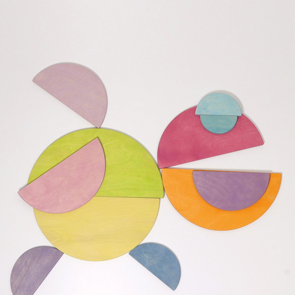 Grimm's Semi Circles Rainbow and Pastel - Cheeky Junior