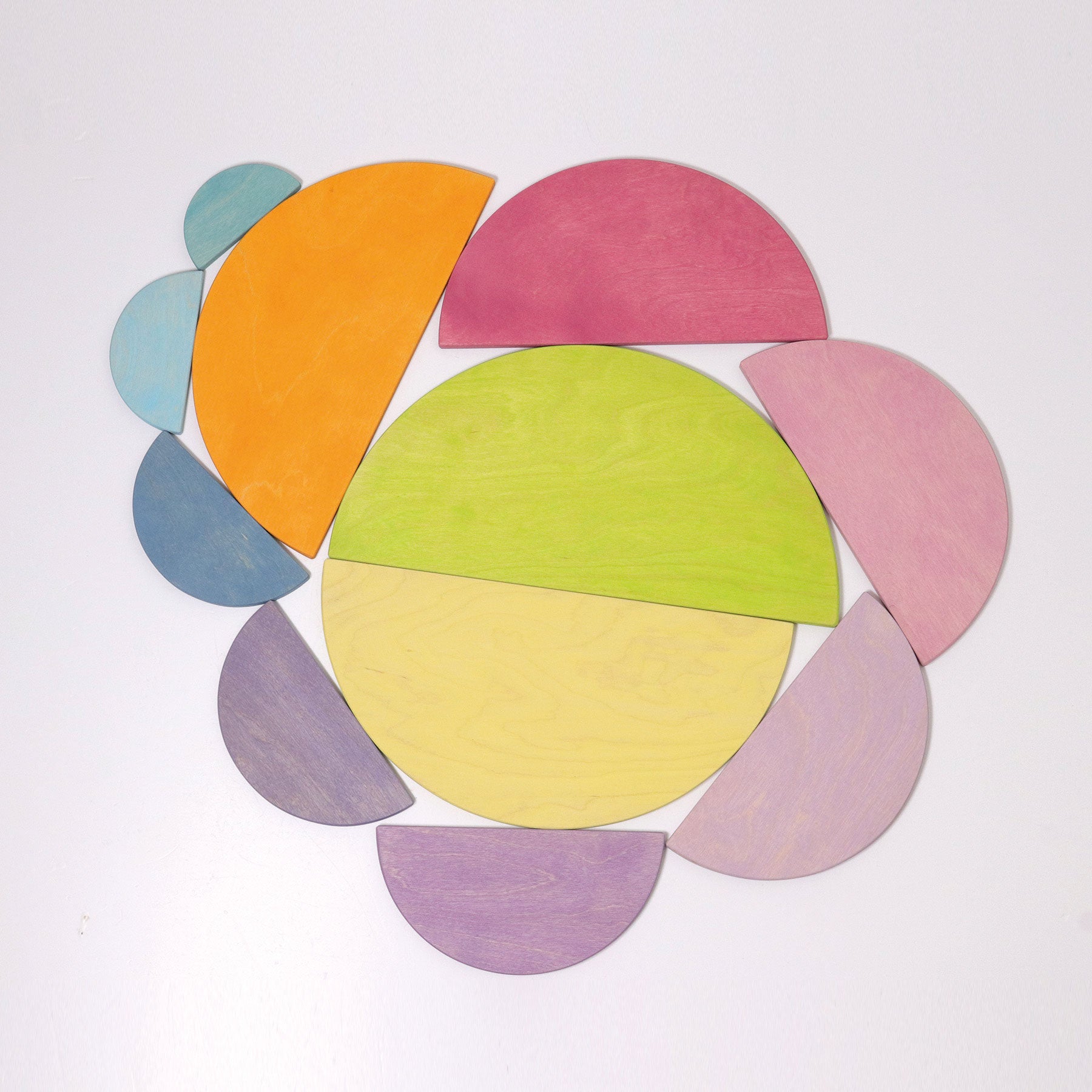 Grimm's Semi Circles Rainbow and Pastel