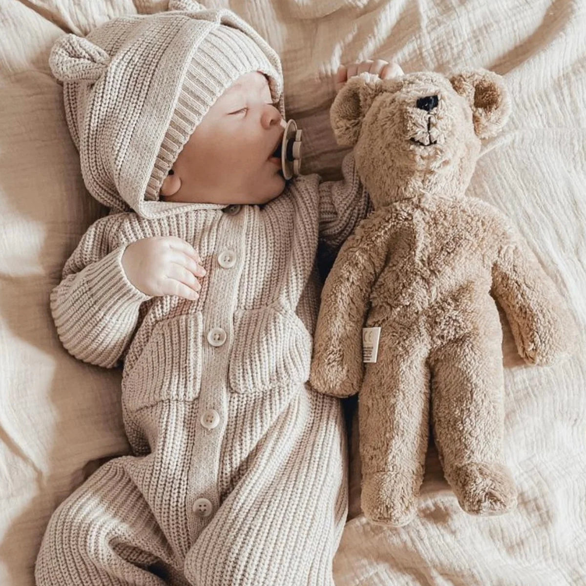 Senger - Floppy Animal Small Beige Bear
