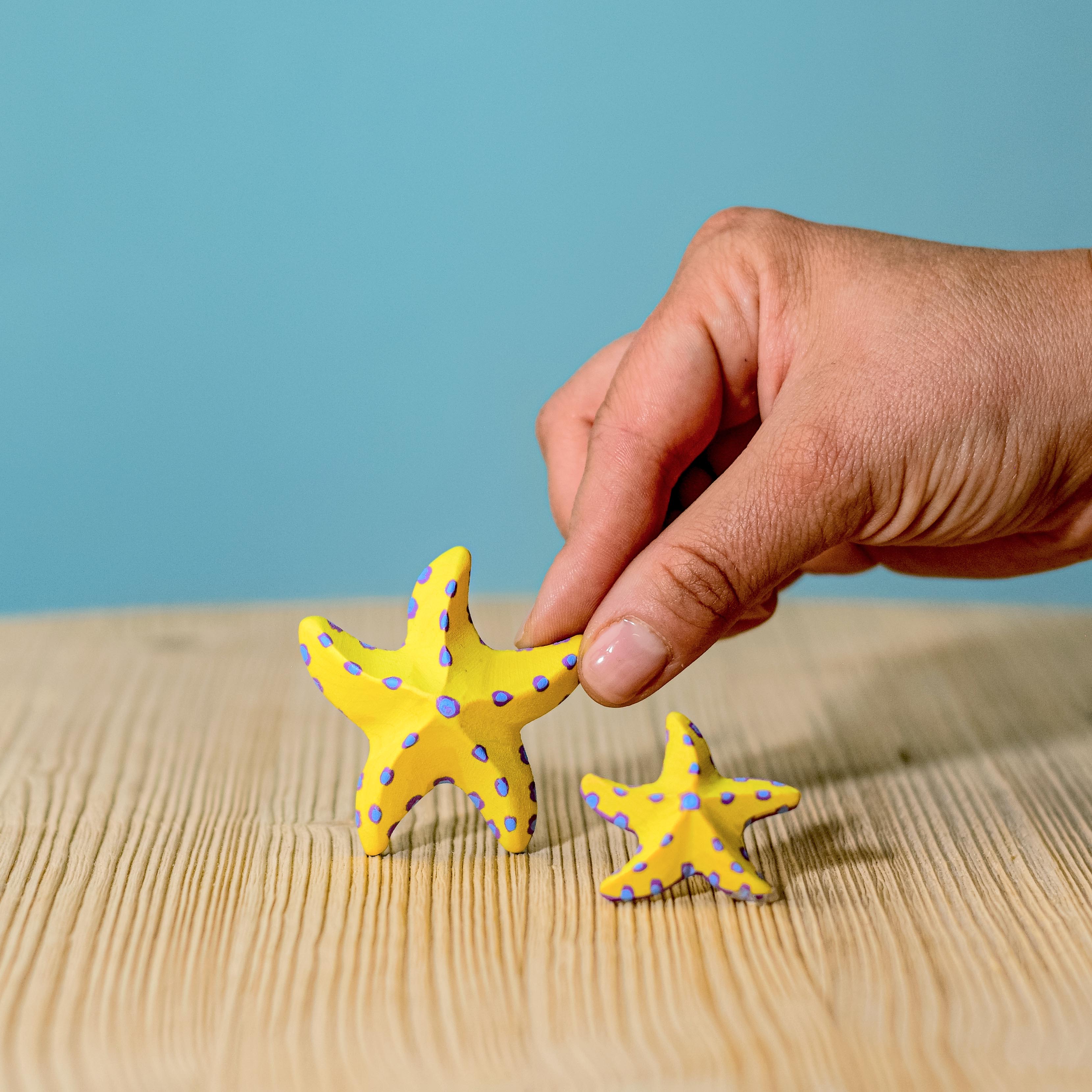 Bumbu Toys  Starfish Set (Yellow and Red) - Cheeky Junior