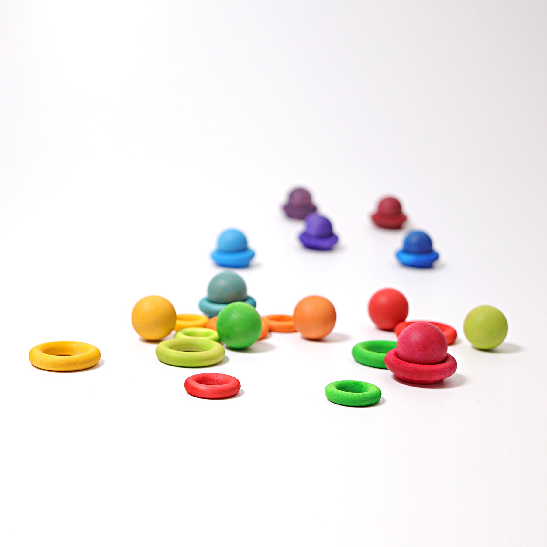Grimm's Balls Small set of 12 (Rainbow and Pastel)