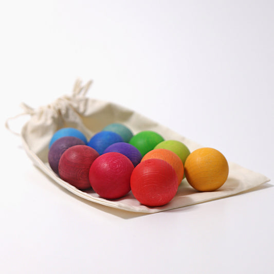 Grimm's Balls Small set of 12 (Rainbow and Pastel)