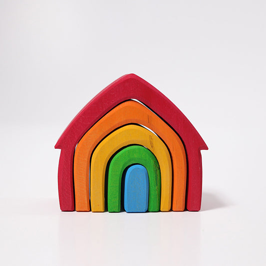 Grimm's Stacking House (Rainbow, Natural and Monochrome)