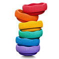 Load image into Gallery viewer, Stapelstein Balance Stepping Stones - Original Grow, Set of 6, Rainbow from Australia
