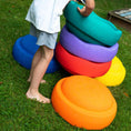 Load image into Gallery viewer, Stapelstein Balance Stepping Stones - Original Grow, Set of 6, Rainbow from Australia
