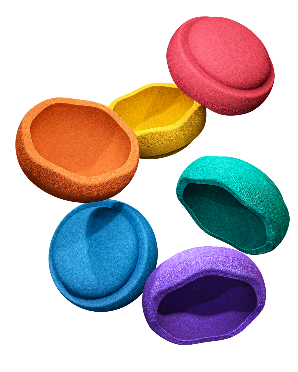 Stapelstein Rainbow Bundle 6 Set - Cheeky Junior