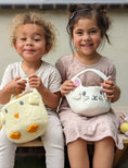 Load image into Gallery viewer, Tara Treasures Felt Easter Egg Hunt Basket - Yellow Chick
