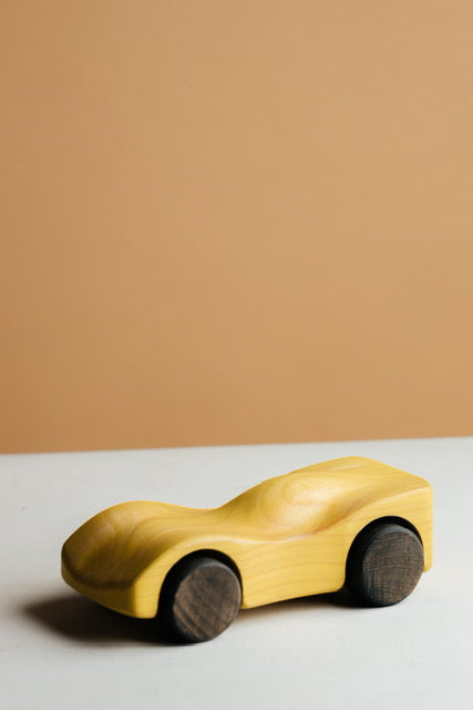 Liswood McQueen Toy Car (Yellow, Red and Blue)