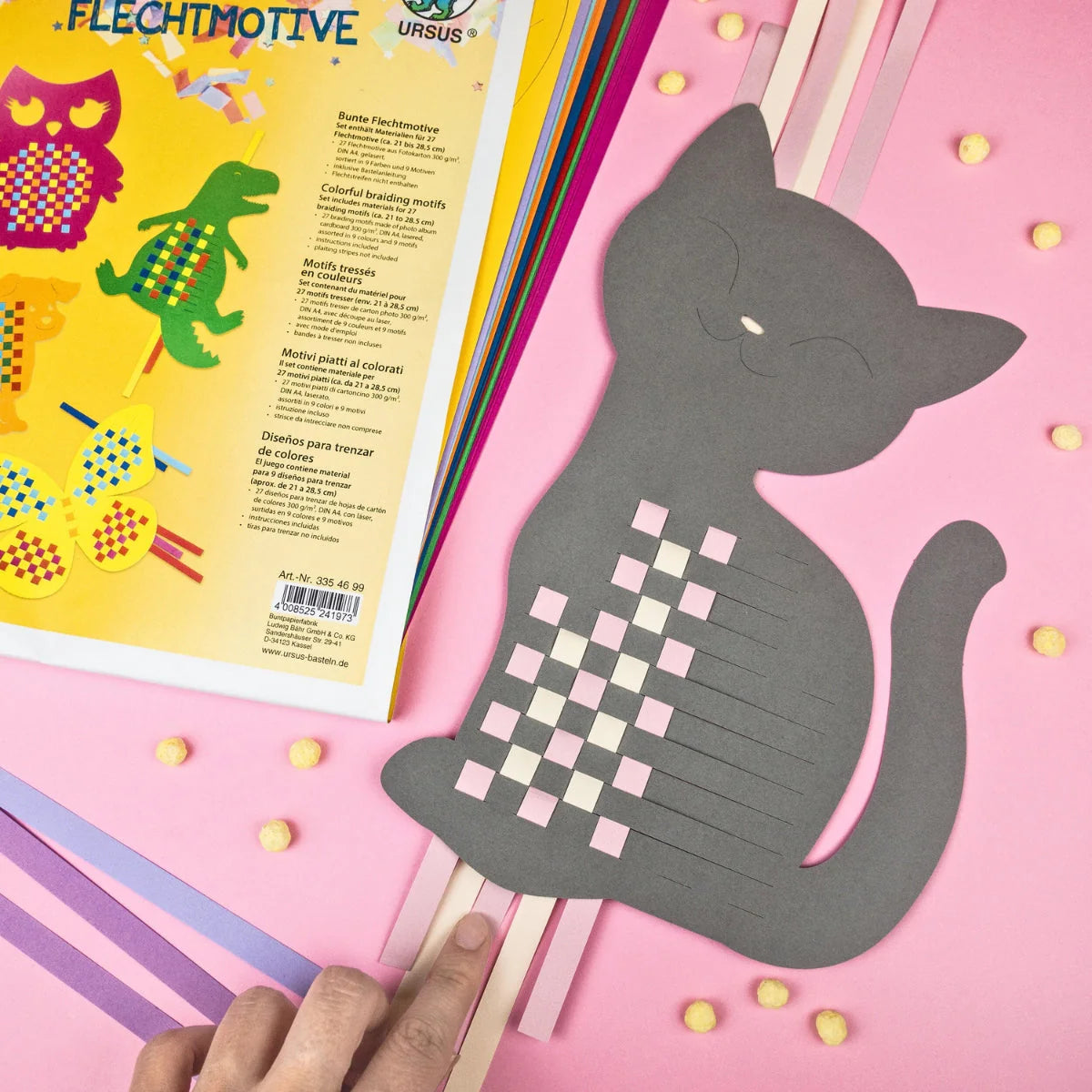 URSUS - Paper Weaving Animal Designs Set of 27