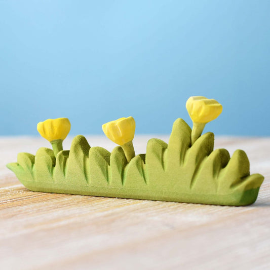 Bumbu Toys Grass with Yellow Flower (Small and Large)